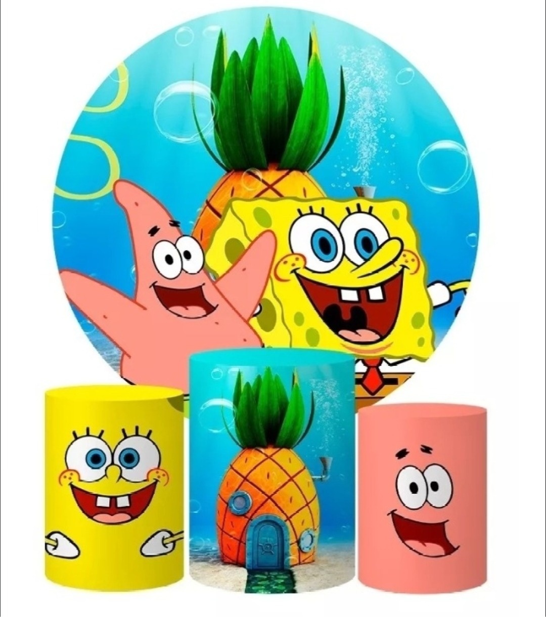 Kit Bob Esponja (02) - FERNANDO FESTAS E EVENTOS