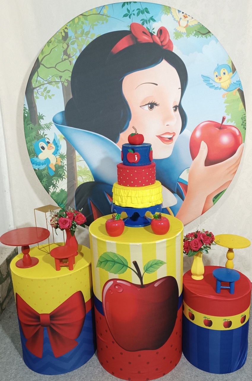 Kit Branca de Neve Maçã (04) - FERNANDO FESTAS E EVENTOS