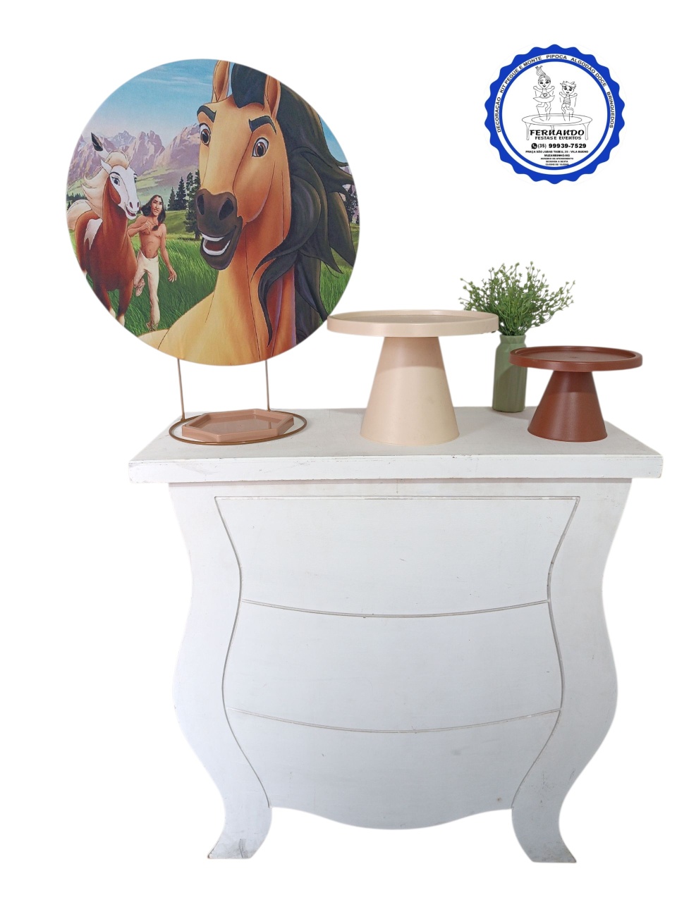 Mini Table Spirit 50 X 50  - FERNANDO FESTAS E EVENTOS
