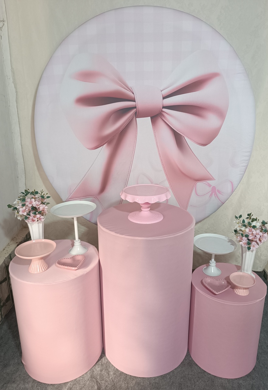 Kit Laço Rosa (02) - FERNANDO FESTAS E EVENTOS