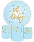 Oh Baby Azul E Dourado 03 - imagem 2