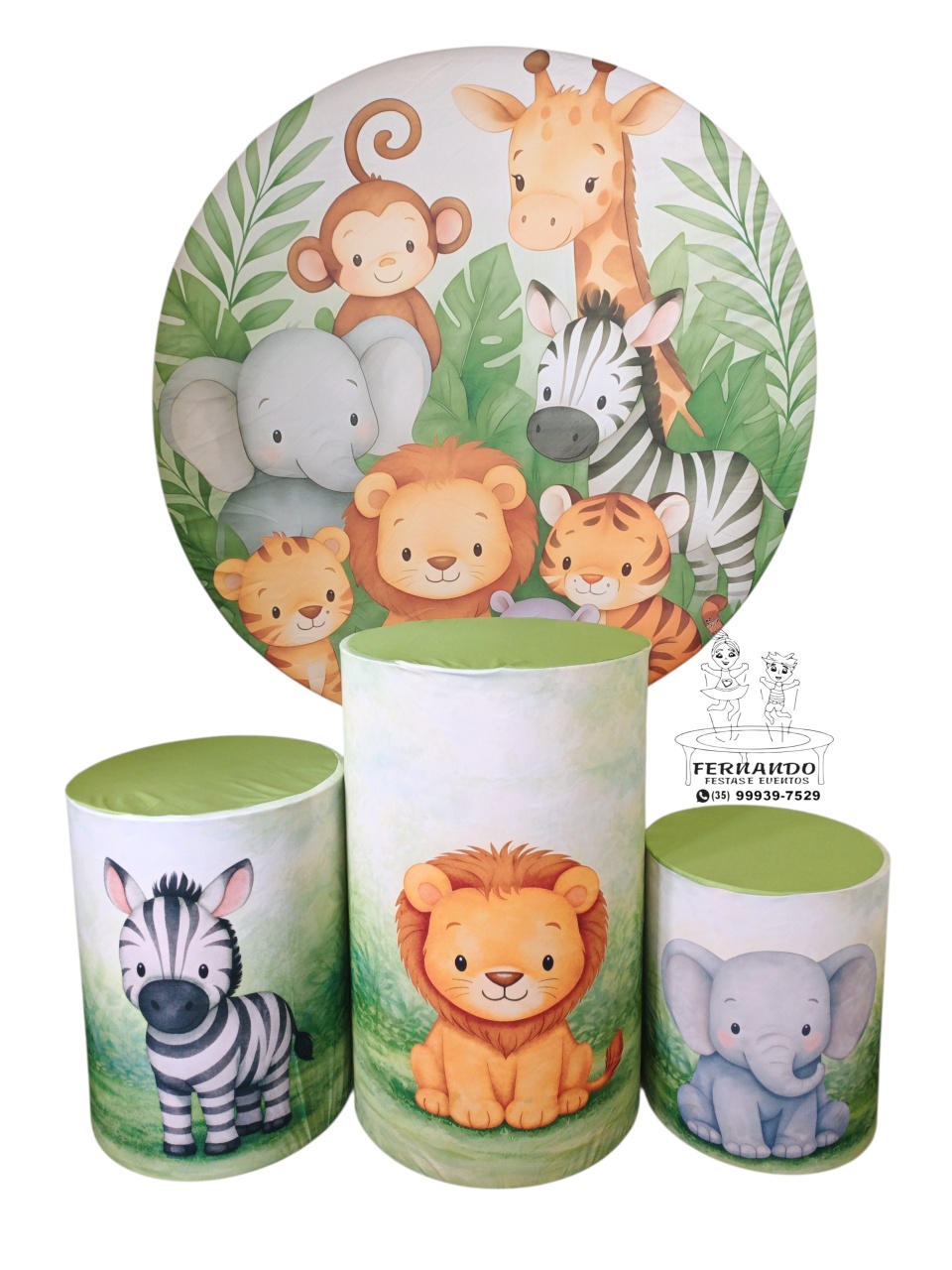 Kit Safári Verde 01 - FERNANDO FESTAS E EVENTOS