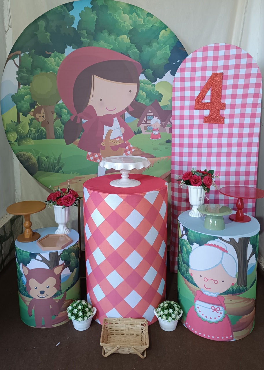 Kit Chapeuzinho Vermelho 04 - FERNANDO FESTAS E EVENTOS