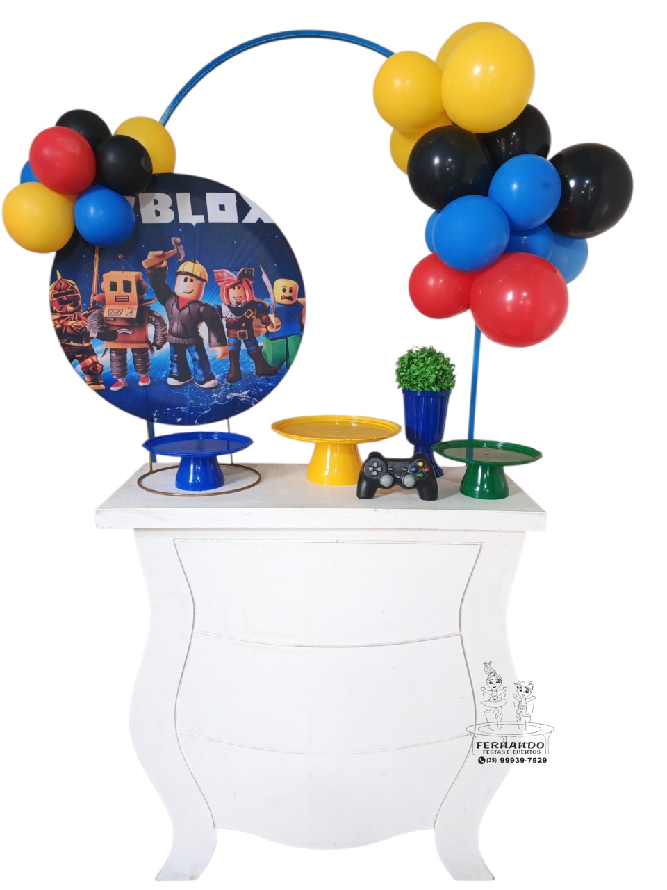 Kit Prata Robox 50X50 (01)  - FERNANDO FESTAS E EVENTOS