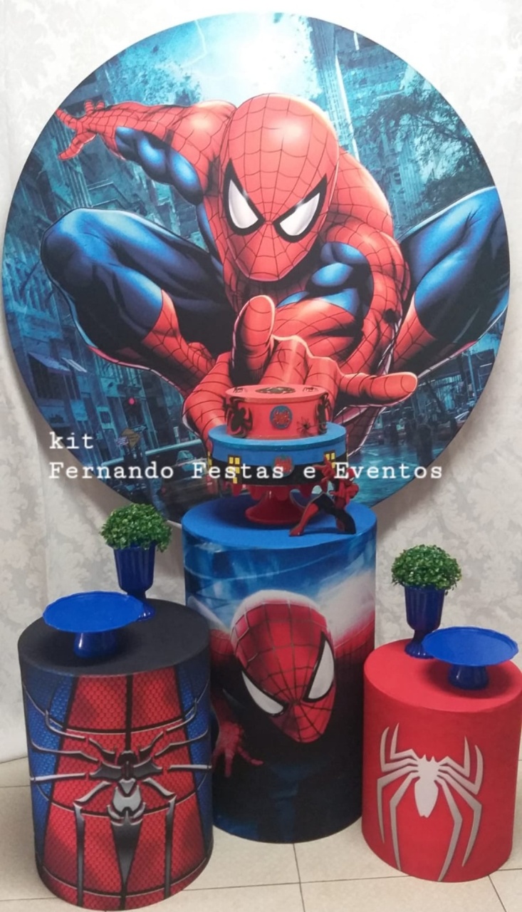 Kit Homem Aranha (02) Bronze - FERNANDO FESTAS E EVENTOS