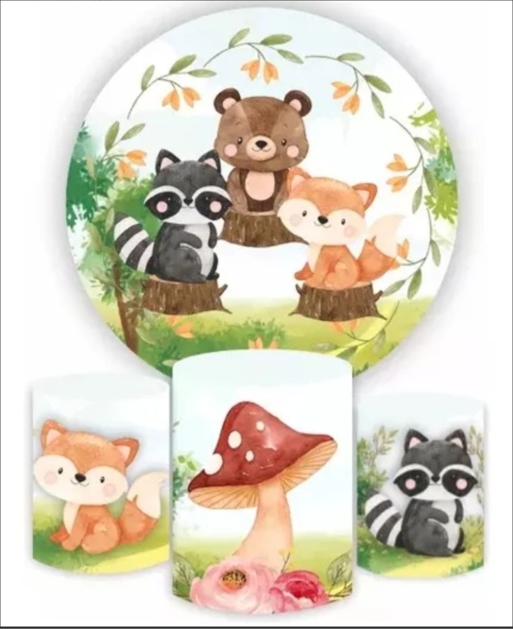 Kit Amigos Do Bosque (01) - FERNANDO FESTAS E EVENTOS