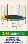 Brinquedos Cama Elástica 2,45 Diâmetro - imagem 1