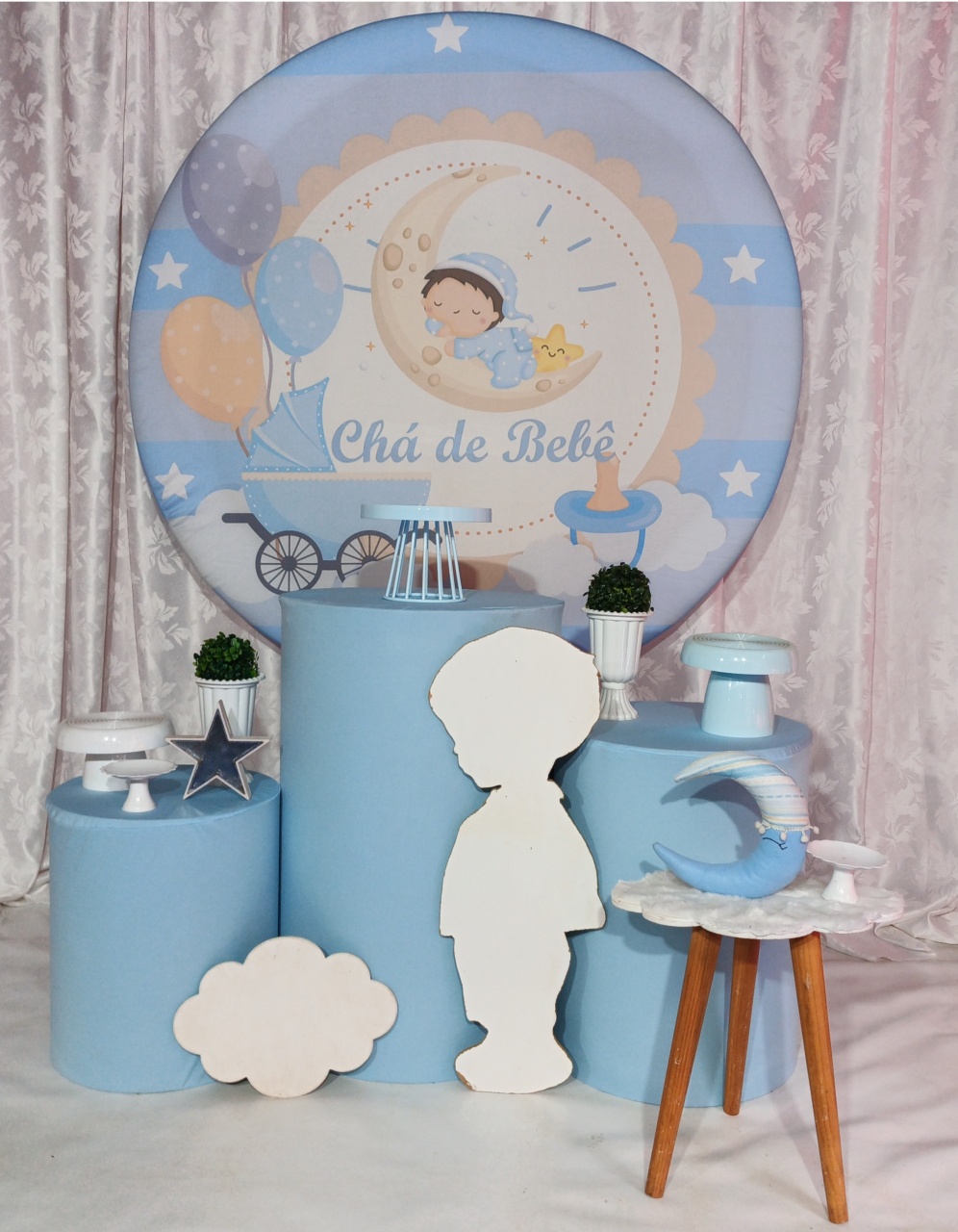 Chá de Bebê Na Lua Azul 02 - FERNANDO FESTAS E EVENTOS
