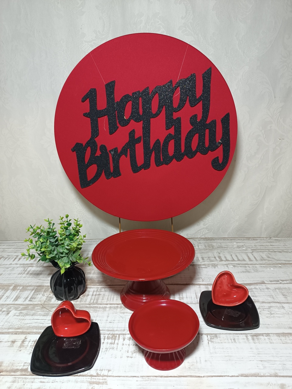 Mini Mini Kit Vermelho E Preto  - FERNANDO FESTAS E EVENTOS