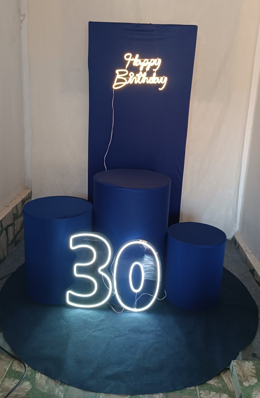 Kit Happy Birthday Azul 30 - FERNANDO FESTAS E EVENTOS
