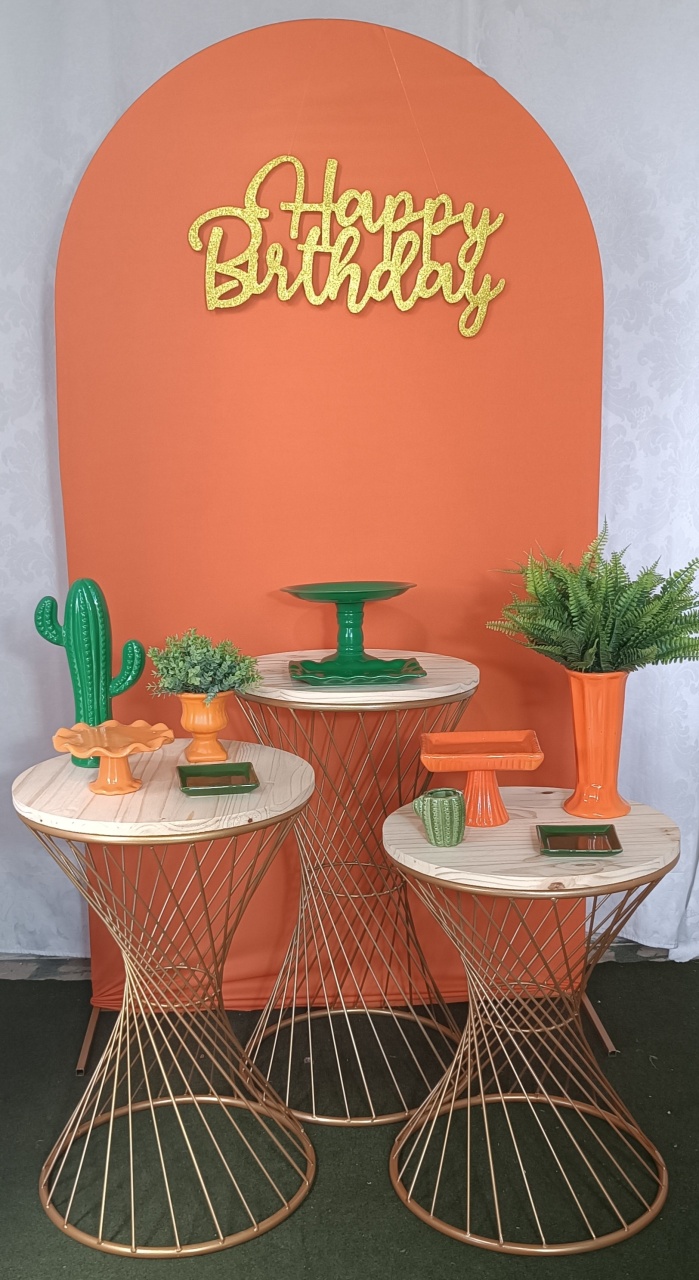 Kit Happy Birthday Laranja - FERNANDO FESTAS E EVENTOS