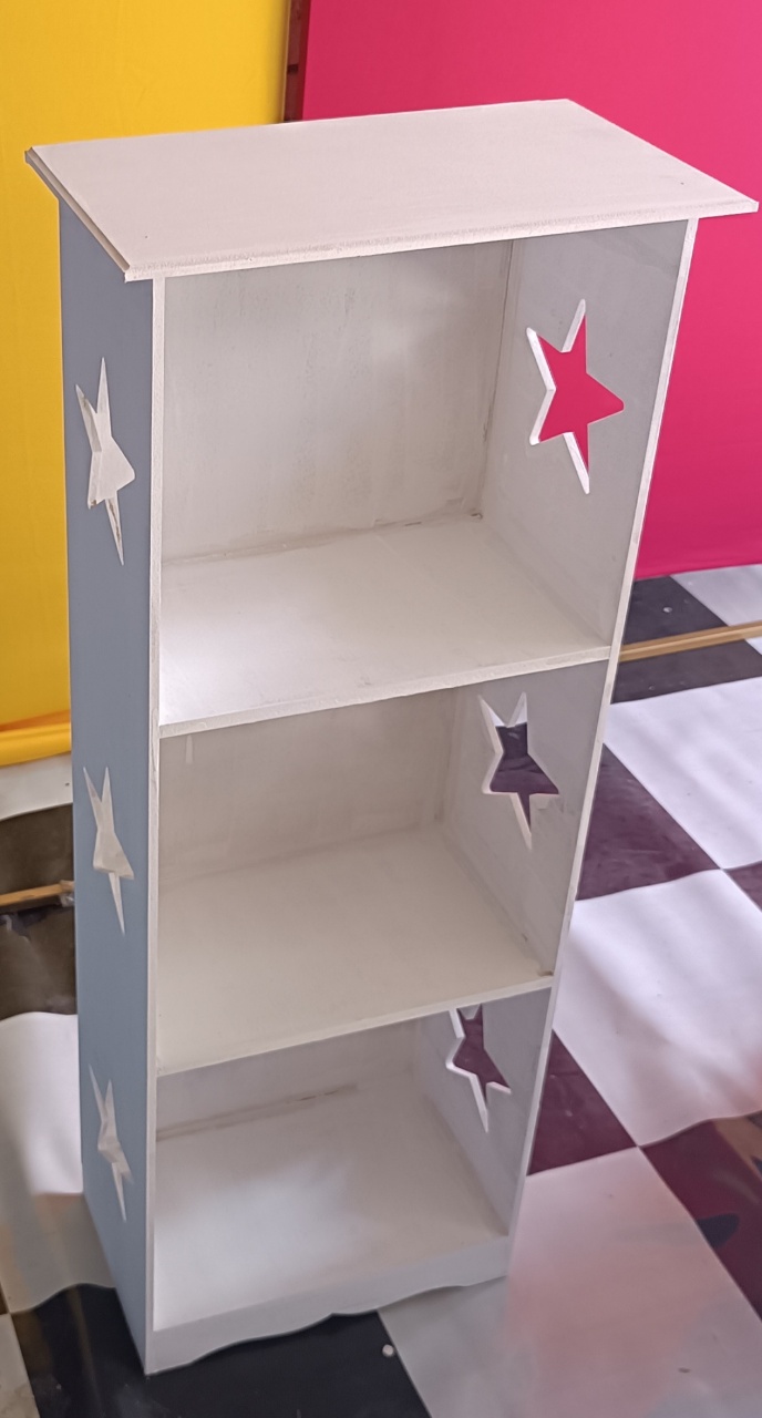 Aparador Mdf Branco Estrela  - FERNANDO FESTAS E EVENTOS