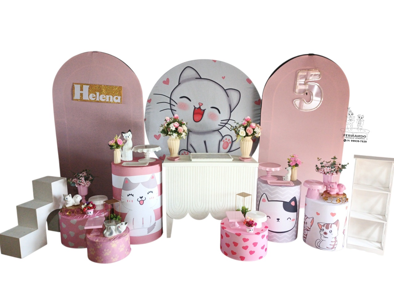 Decoração Helena 5 Anos  - FERNANDO FESTAS E EVENTOS