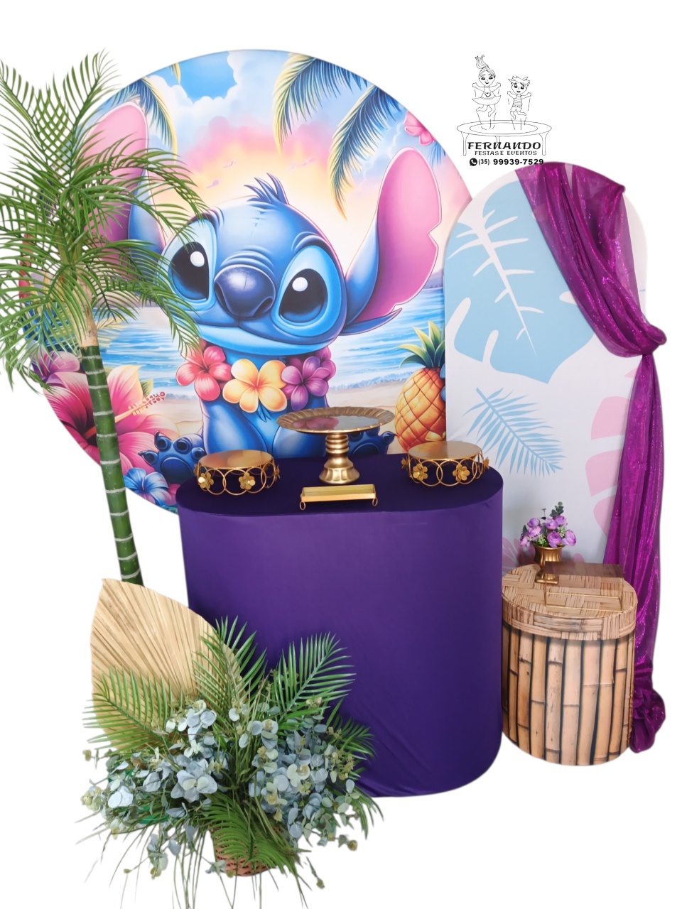 Stitch Havaí 02 - FERNANDO FESTAS E EVENTOS