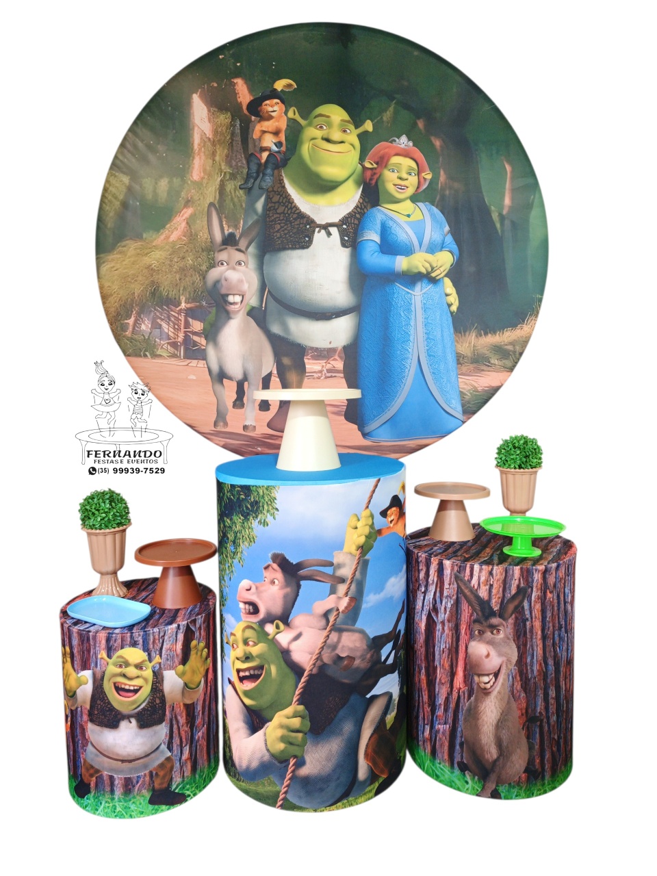 Shrek E Fiona 02 - FERNANDO FESTAS E EVENTOS