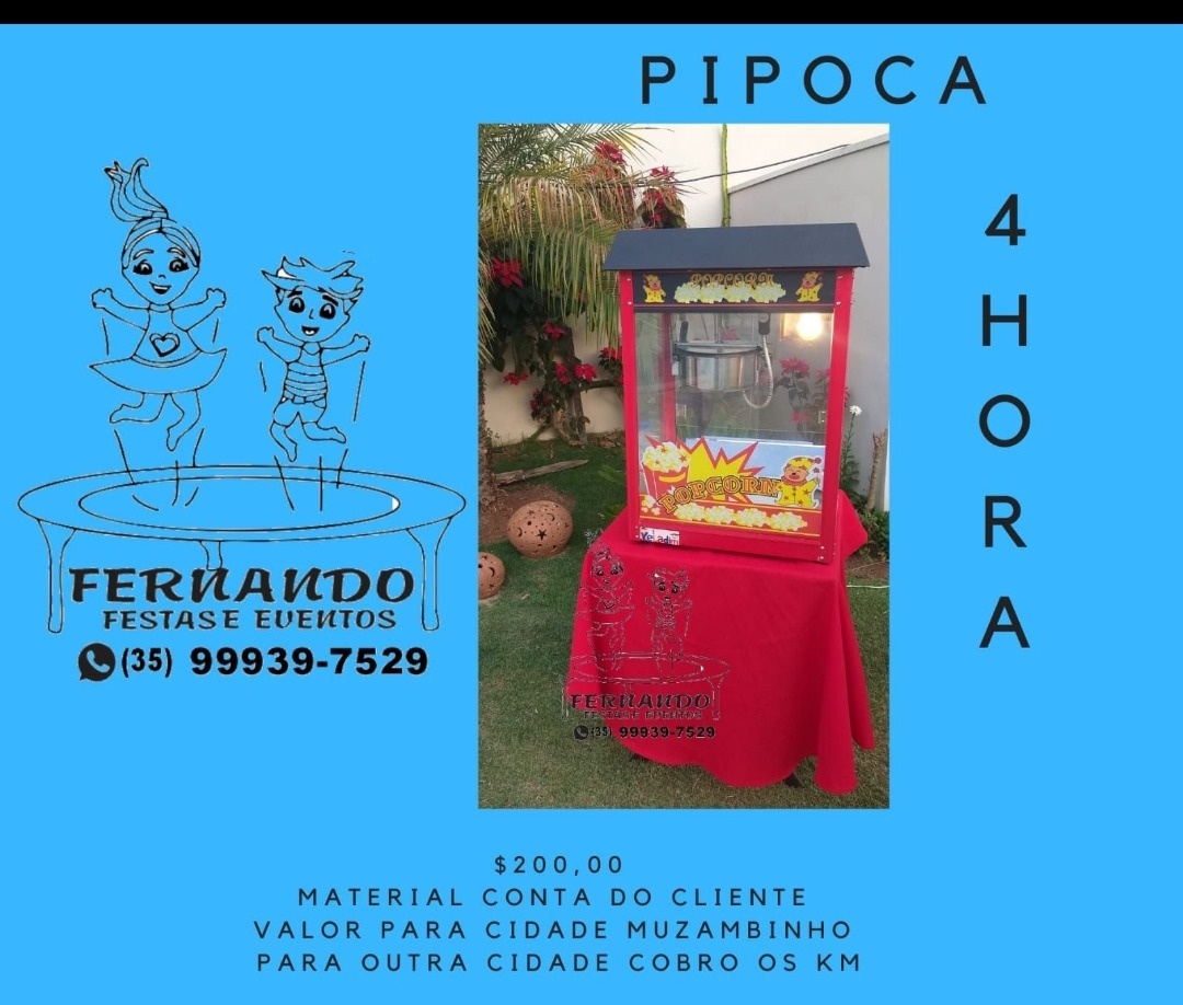 Pipoca  - FERNANDO FESTAS E EVENTOS
