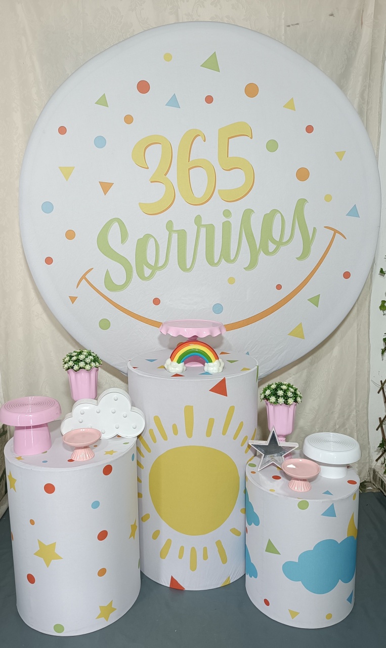 Kit 365 Sorrisos Rosa (01) - FERNANDO FESTAS E EVENTOS