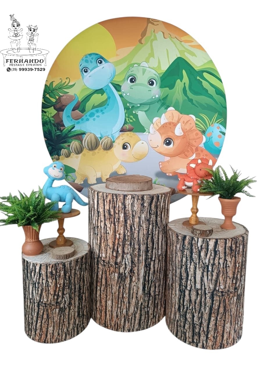 Kit Dinossauro Baby (02) - FERNANDO FESTAS E EVENTOS