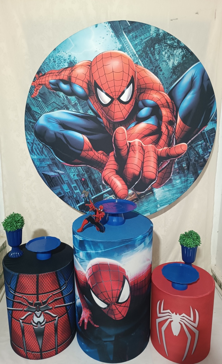 Kit Homem Aranha Prédio Azul - FERNANDO FESTAS E EVENTOS