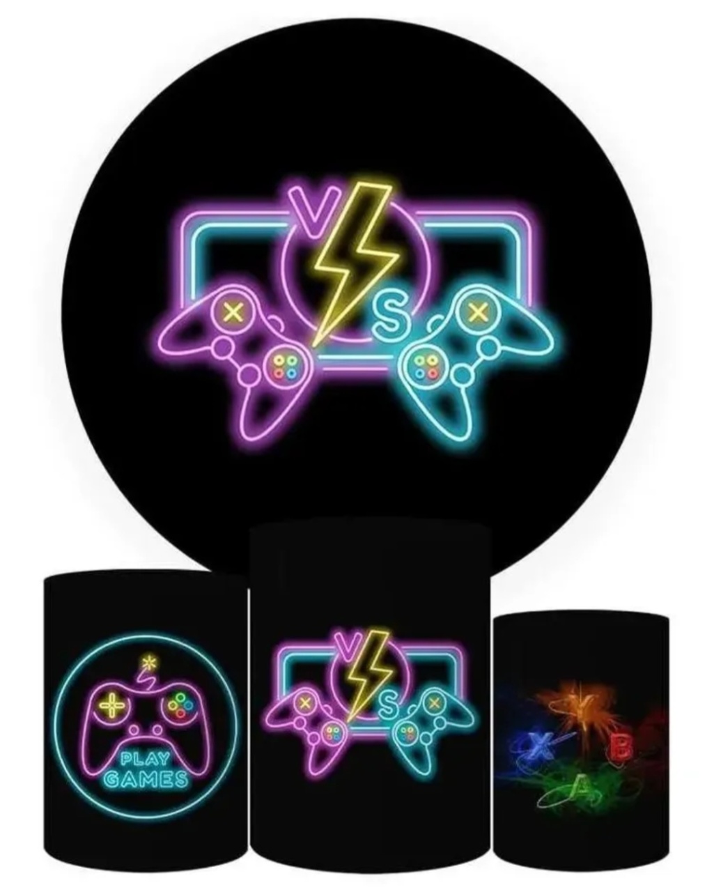 Kit Gamer Neon 01 - FERNANDO FESTAS E EVENTOS