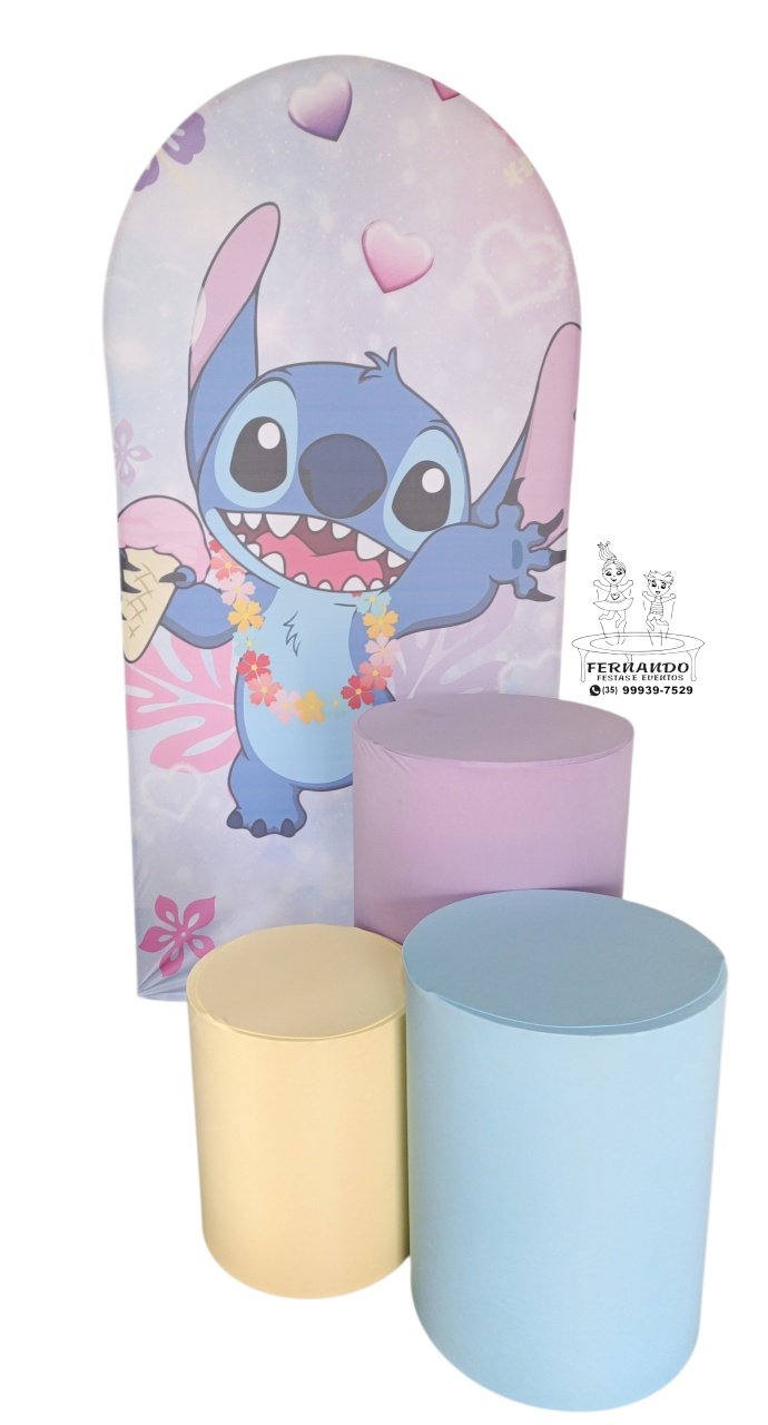 Stitch Havaiana Retangular 01 - FERNANDO FESTAS E EVENTOS