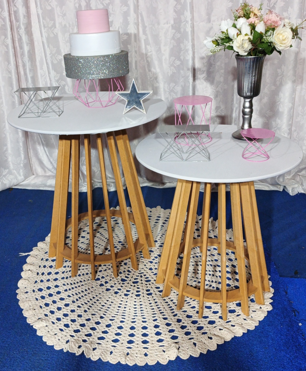 Kit Prata E Rosa - FERNANDO FESTAS E EVENTOS