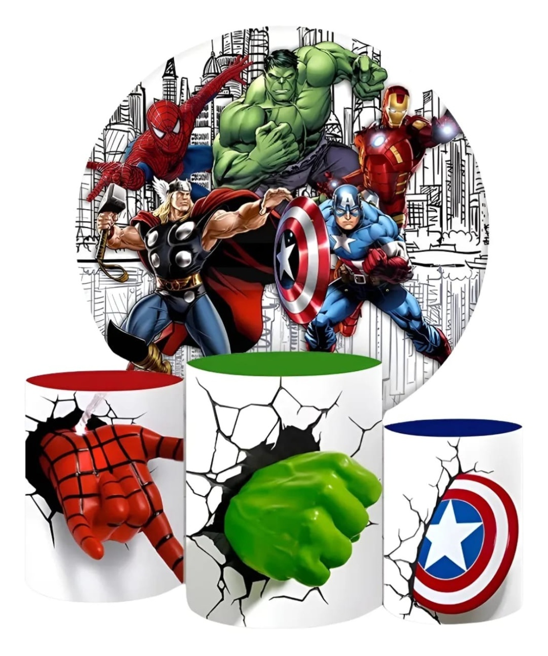 Vingadores Heróis 01 - FERNANDO FESTAS E EVENTOS