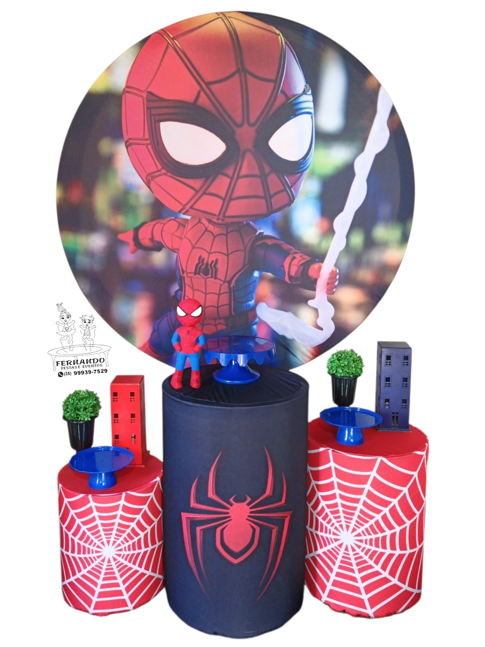 Homem Arranha Baby 02 - FERNANDO FESTAS E EVENTOS