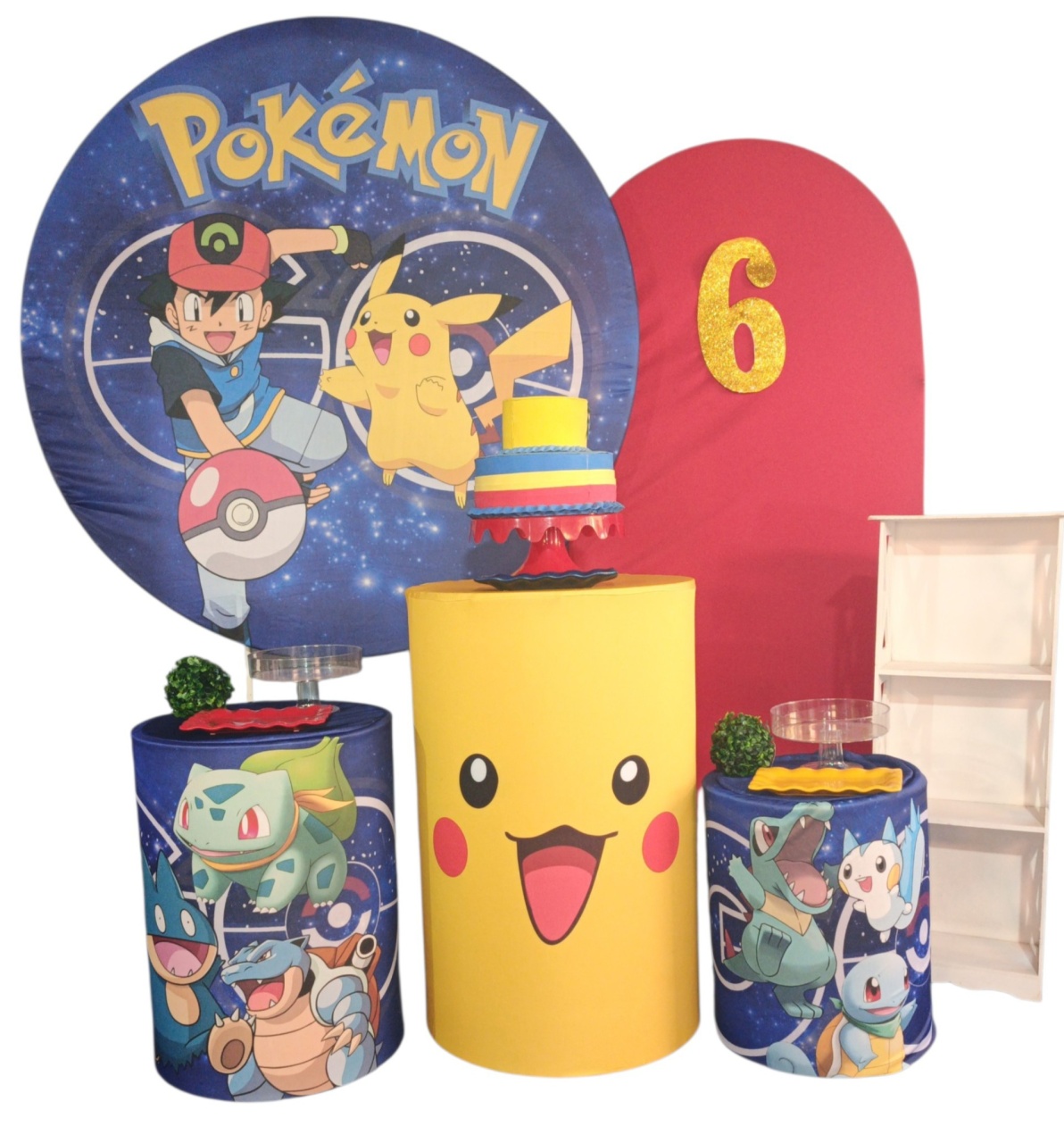 Decoração Pokémon (Arthur 6 Anos) - FERNANDO FESTAS E EVENTOS