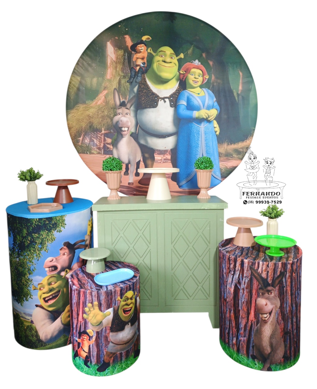 Shrek É Fiona 03 - FERNANDO FESTAS E EVENTOS