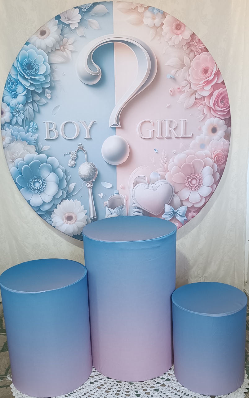 Kit Boy ? Girl Flor (01) Revelação  - FERNANDO FESTAS E EVENTOS