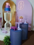 Decoração Luxo Dourado E Roxo (01) - imagem 2