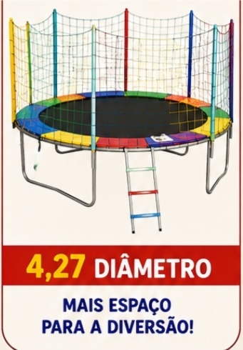 Brinquedos Cama Elástica 4,27 Diâmetro - FERNANDO FESTAS E EVENTOS