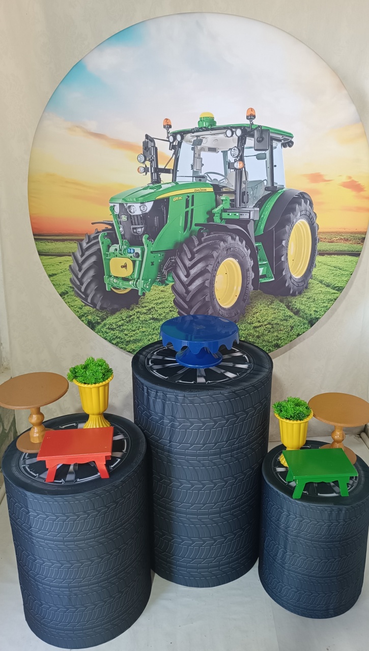 Kit Trator Verde (02) - FERNANDO FESTAS E EVENTOS