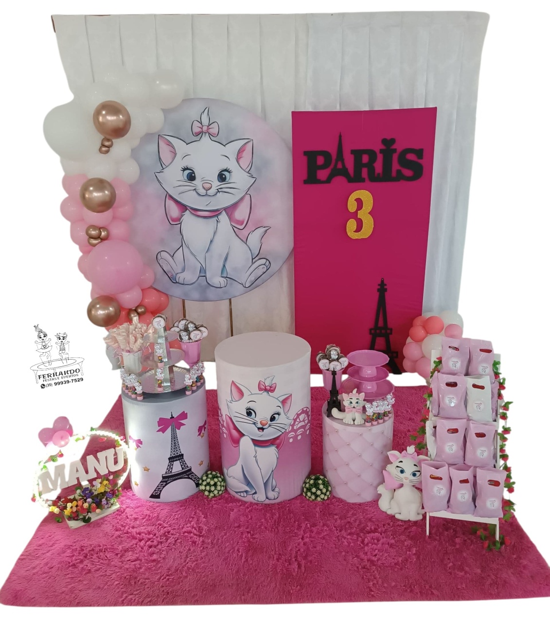 Kit Gatinha Mary Manu  - FERNANDO FESTAS E EVENTOS
