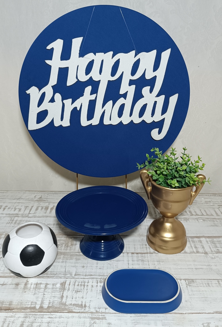 Mini Mini Kit Futebol Azul  - FERNANDO FESTAS E EVENTOS