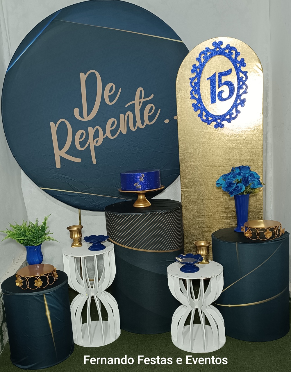 Kit de Repente 15 Azul  - FERNANDO FESTAS E EVENTOS