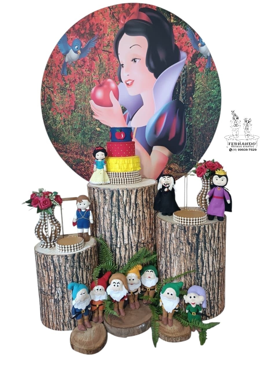 Kit Branca Neve 7 Anões (02) - FERNANDO FESTAS E EVENTOS