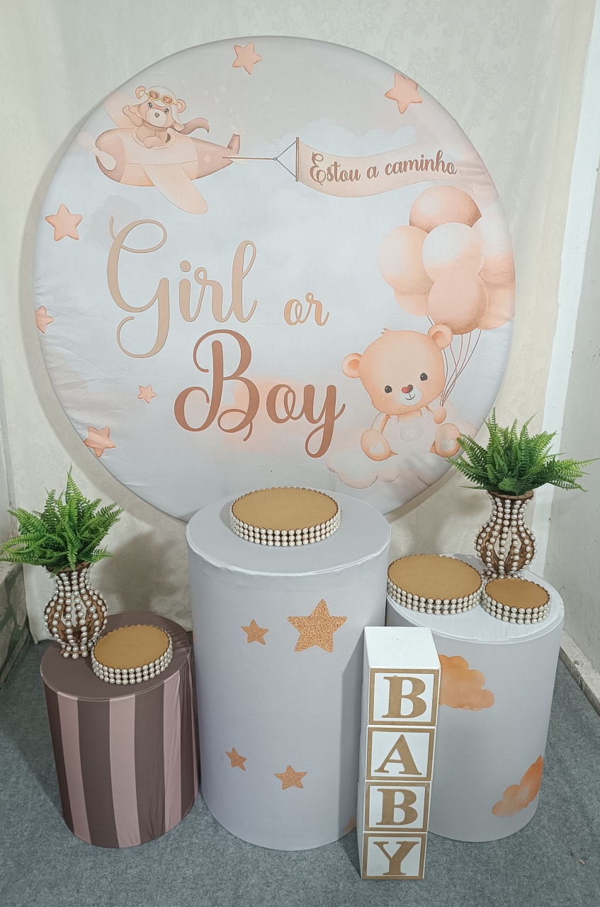 Kit Estou A Caminho Grill Ou Boy (02) - FERNANDO FESTAS E EVENTOS