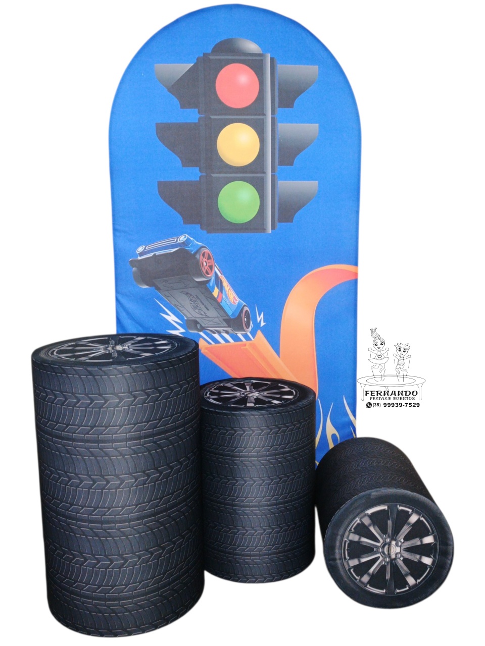 Hot Wheels Semáforo Retangular 01 - FERNANDO FESTAS E EVENTOS