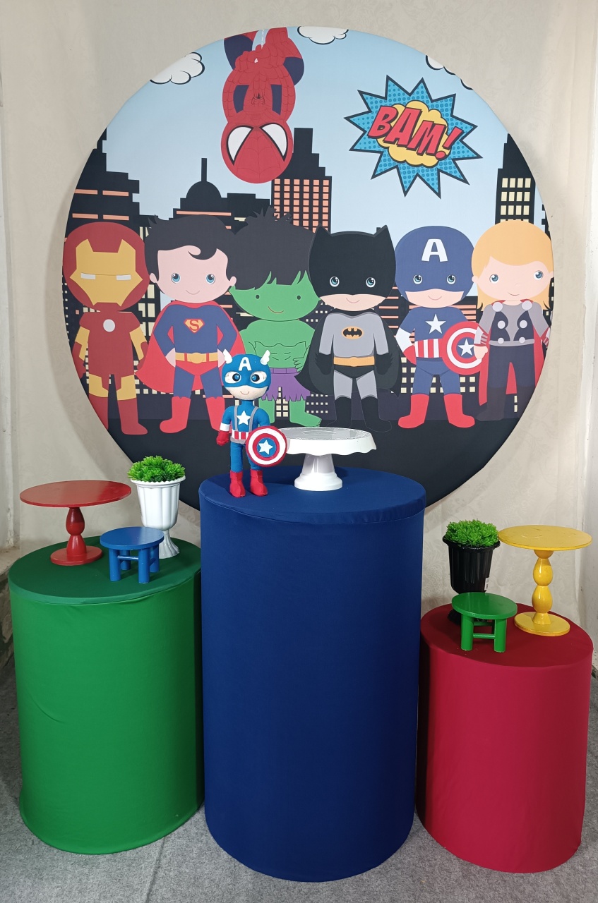 Kit Super-Heróis Baby Capitão América - FERNANDO FESTAS E EVENTOS