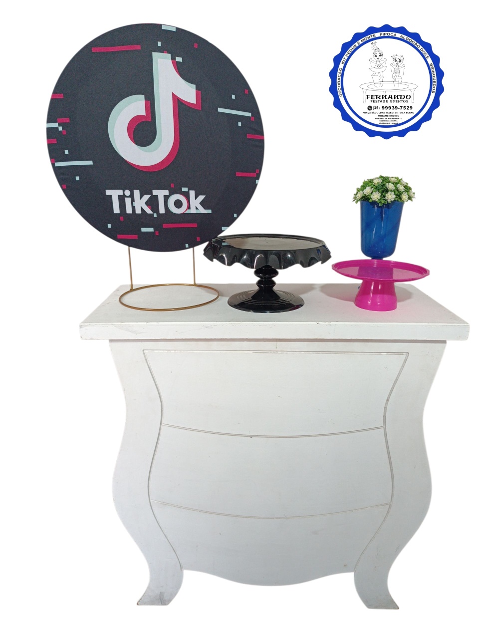 Mini Table Tik Tok 50 Por 50 - FERNANDO FESTAS E EVENTOS