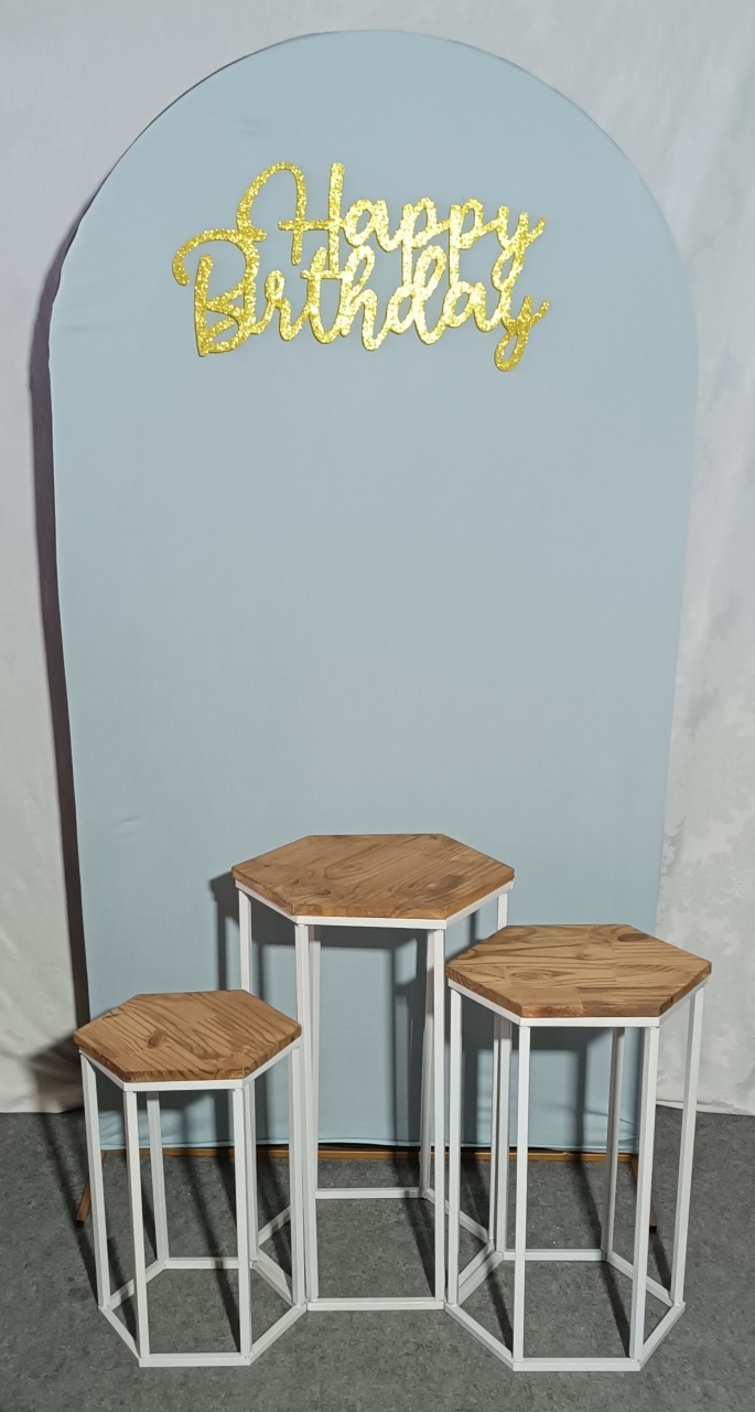 Table Médio Helanca Azul Claro (02) - FERNANDO FESTAS E EVENTOS