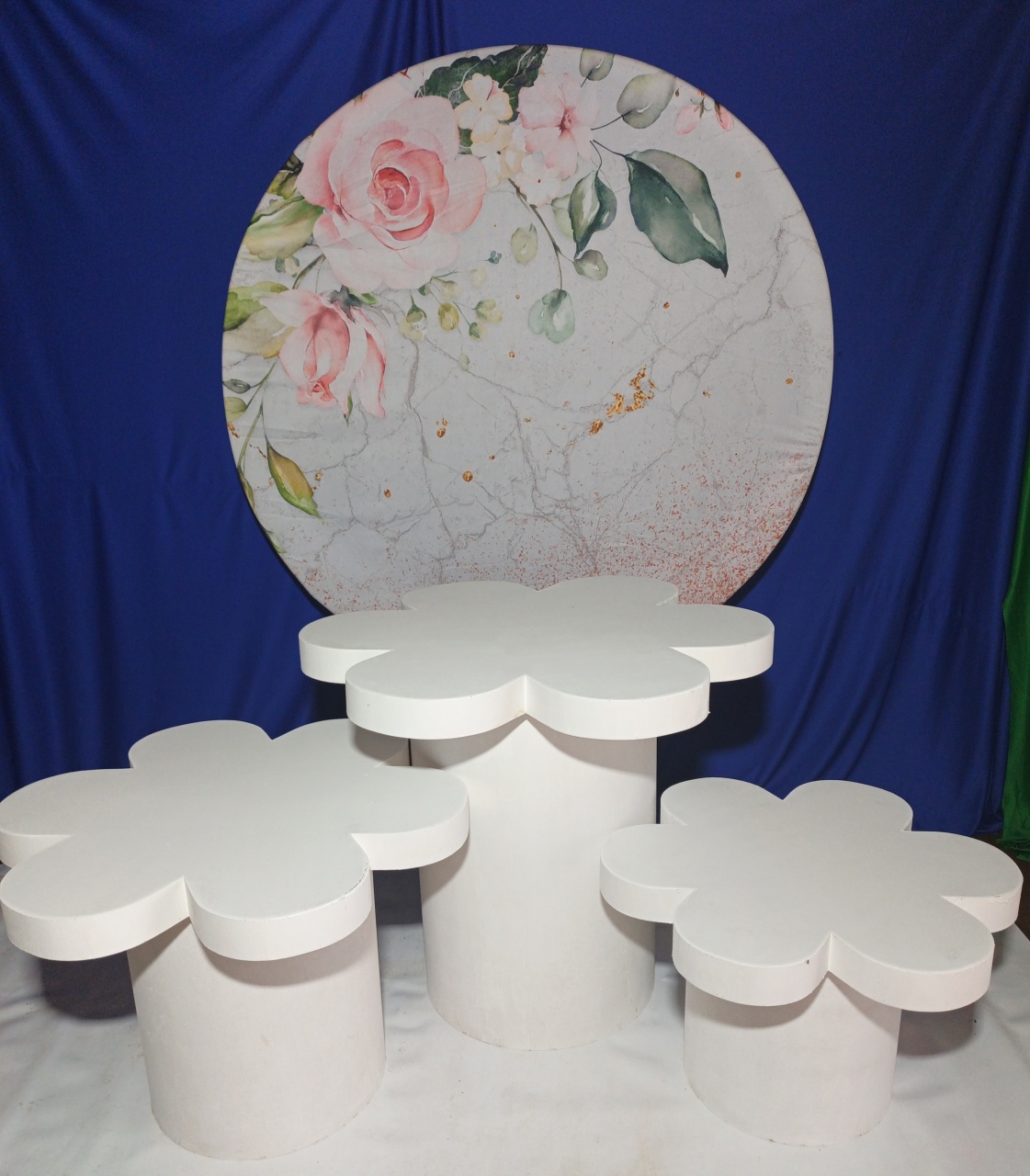 Painel Floral Mármore 09 - FERNANDO FESTAS E EVENTOS