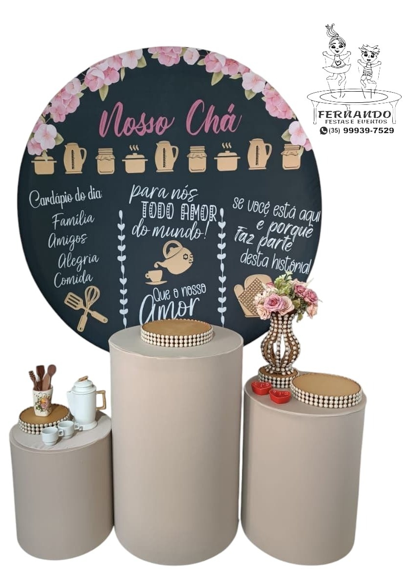 Kit Nosso Chá 01 - FERNANDO FESTAS E EVENTOS