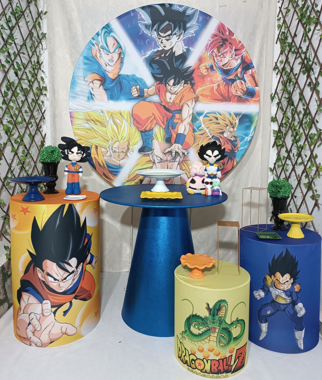 Kit Dragon Ball Com Cone E Cilindros 03 - FERNANDO FESTAS E EVENTOS