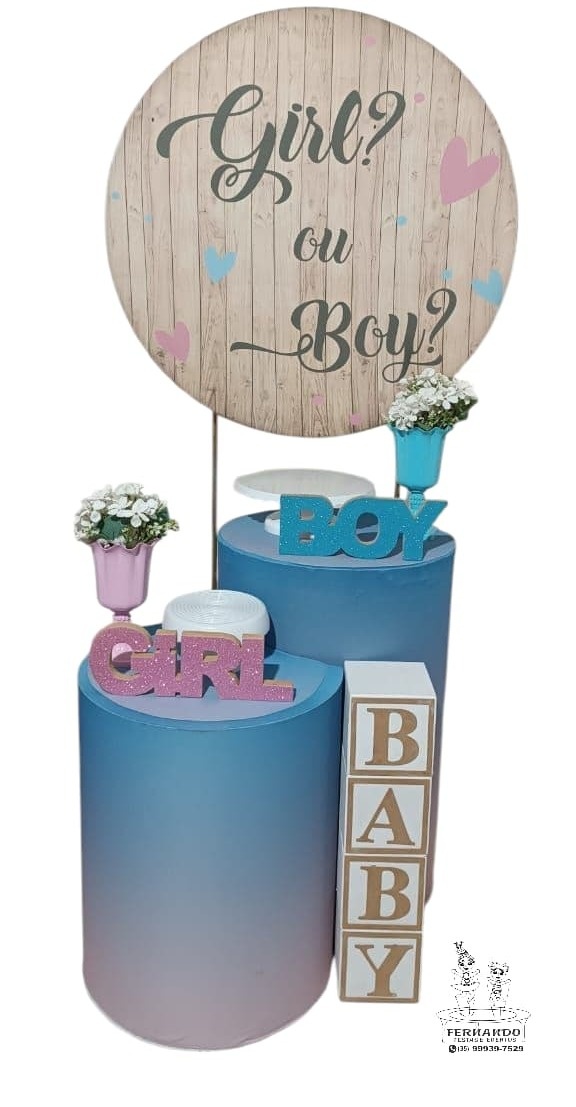 Kit Boy Ou Girl Um Metro Revelação  - FERNANDO FESTAS E EVENTOS