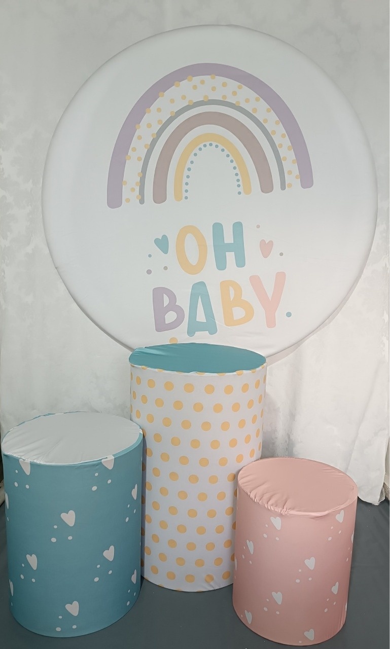 Kit Oh Baby Arco Íris  - FERNANDO FESTAS E EVENTOS