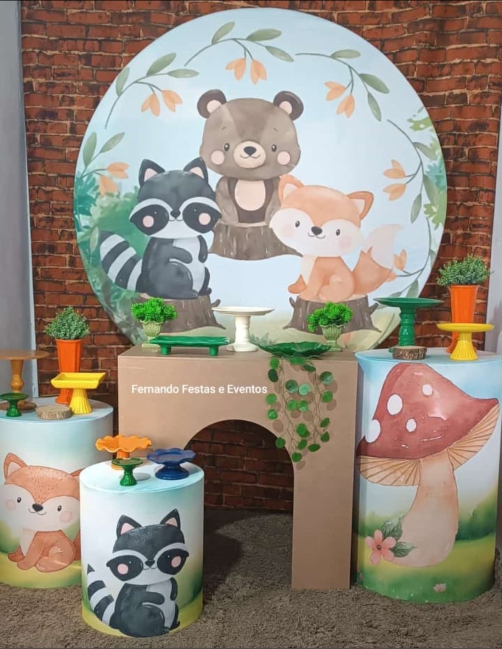 Kit Bichos da Floresta 04 - FERNANDO FESTAS E EVENTOS