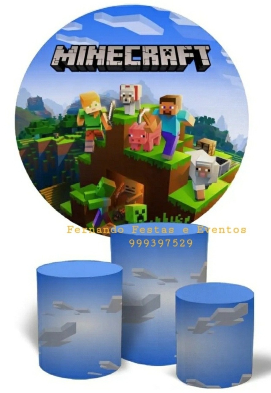 Kit Minecraft (02) - FERNANDO FESTAS E EVENTOS